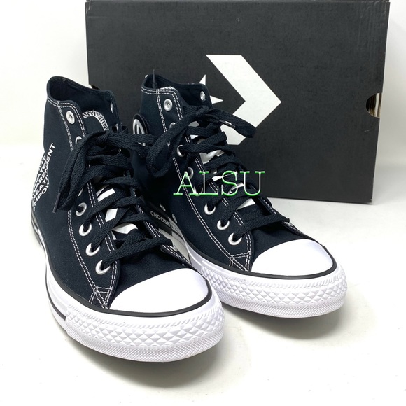 Converse Ctas High Top Canvas Black Men’s Sneakers - Picture 6 of 10